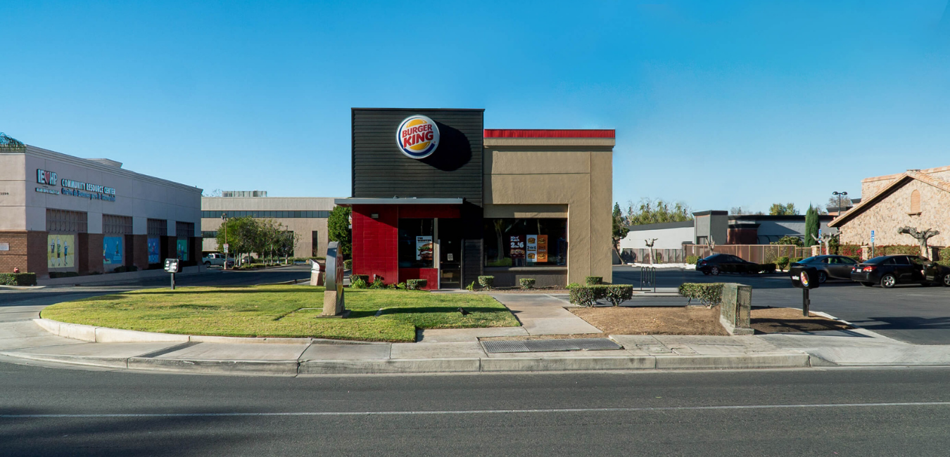 out-front of a california burger king