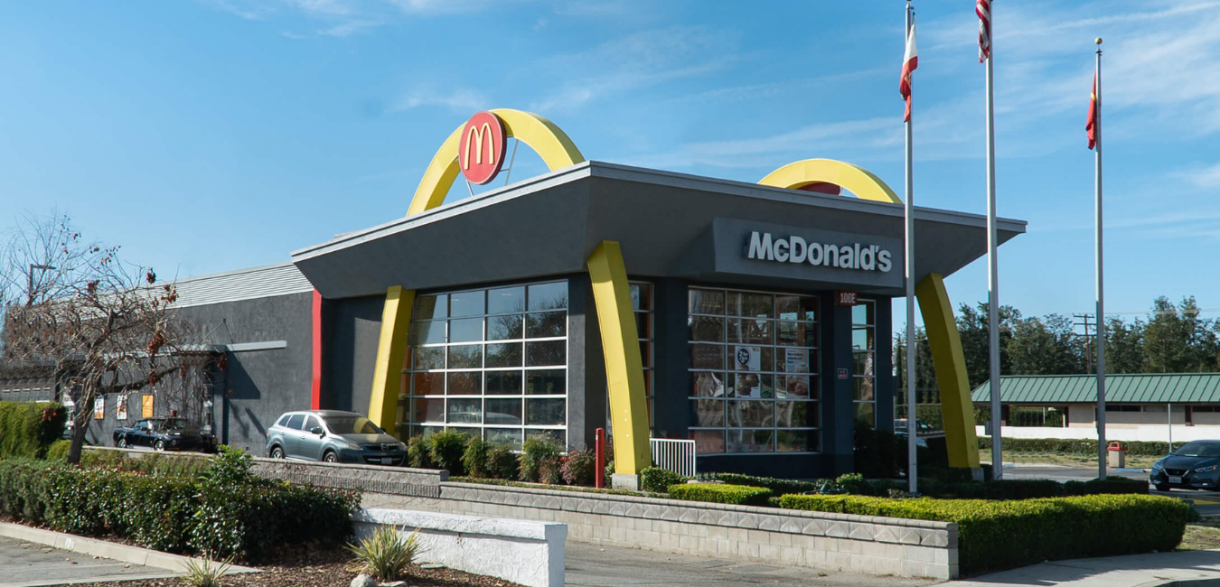 out-front of a california mcdonald