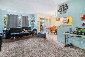 living room and kitchen of 3926 Inglewood Blvd. Los Angeles, CA