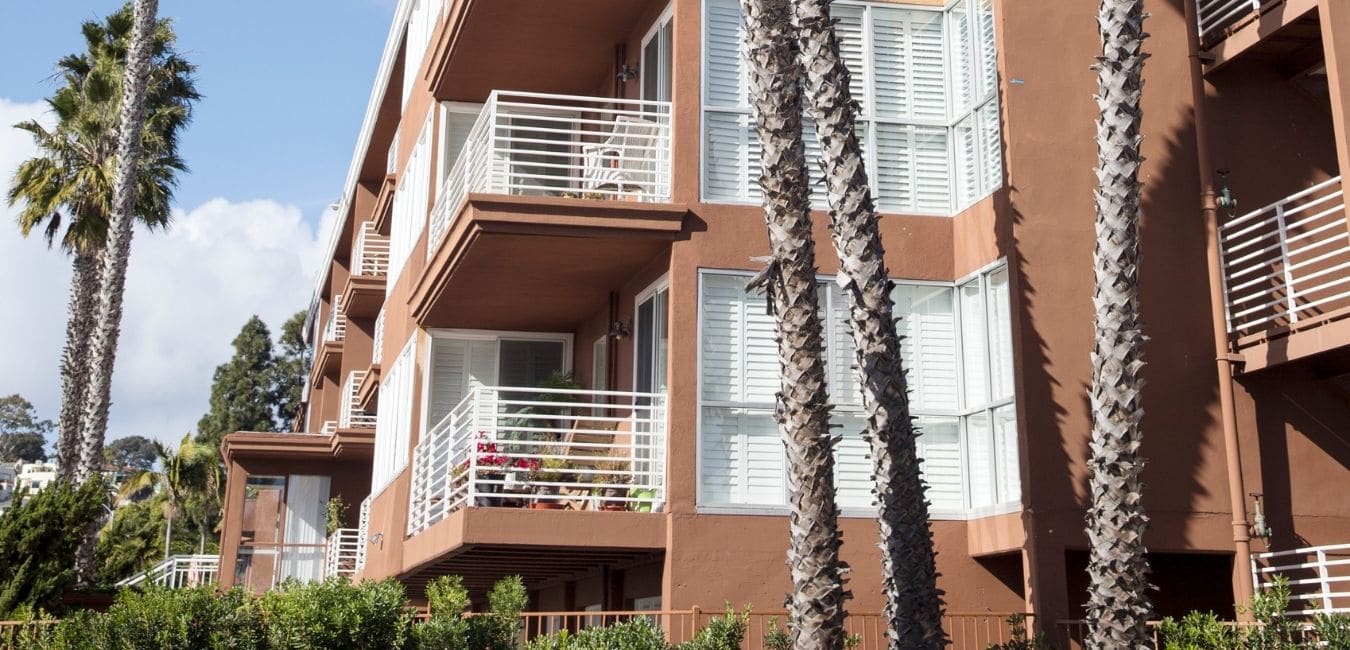 california apartment building