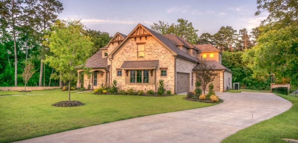 exterior of a remodeled luxury home